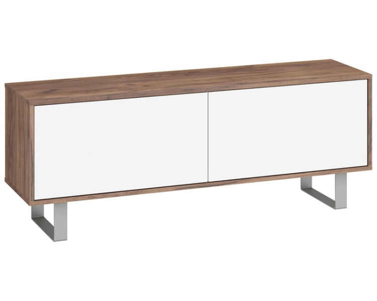 Stolik RTV King mały_craft tobaco_biały połysk.jpg