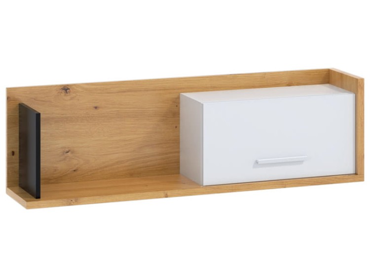 Box-Szafka wisząca 1D-dąb artisan-biały-czarny.jpg