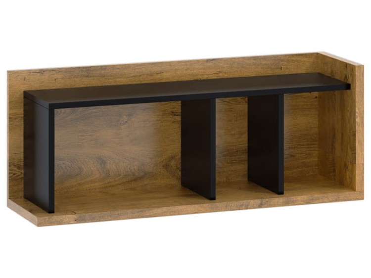 Półka wisząca Box-dąb burgundzki-czarny.jpg