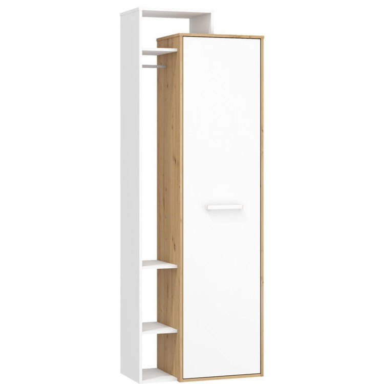 Szafa Rio L1D-dąb artisan-biała.jpg