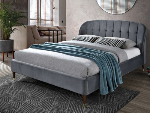 Łóżko Liguria Velvet-szare-tap.Bluvel 14.jpg