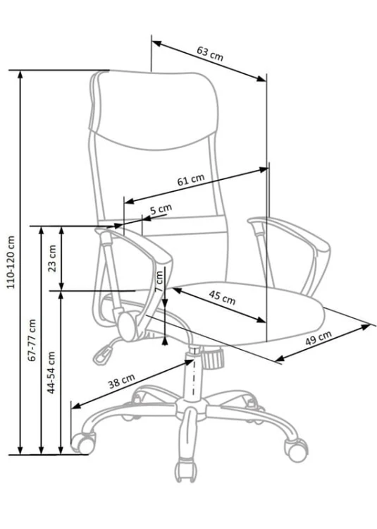 Fotel biurowy Vire biały-wymiary.jpg