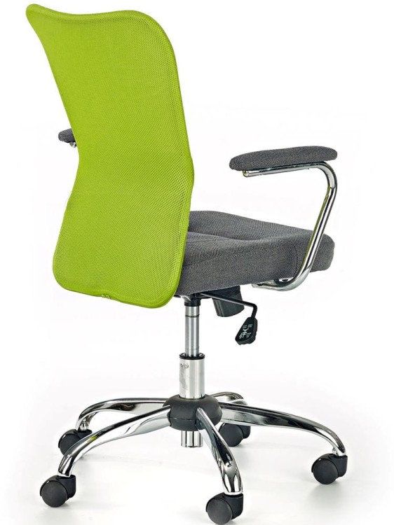 Młodzieżowy fotel obrotowy Andy-limonkowy-tył.jpg