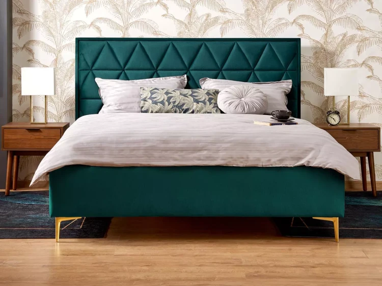 Łóżko Modulo 160x200 zielone-z podnoszonym stelażem.webp