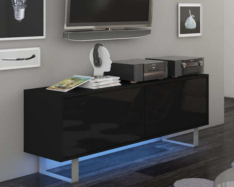 Stolik RTV King mały_czarny_czarny połysk.jpg