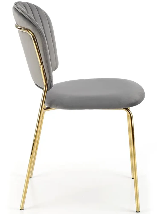 Krzesła K499 popielate-bok.webp