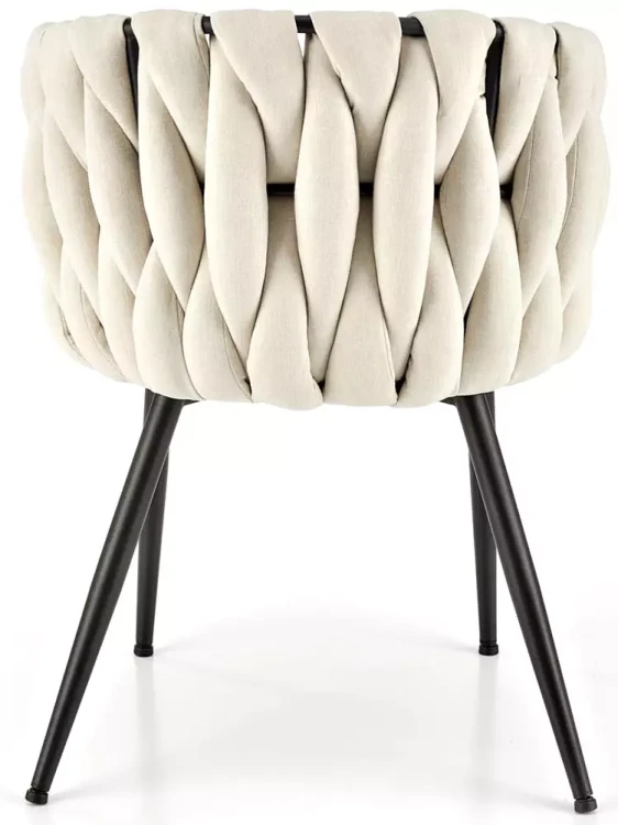 Krzesła K516 jasny beż-oparcie z plecionej tkaniny.webp