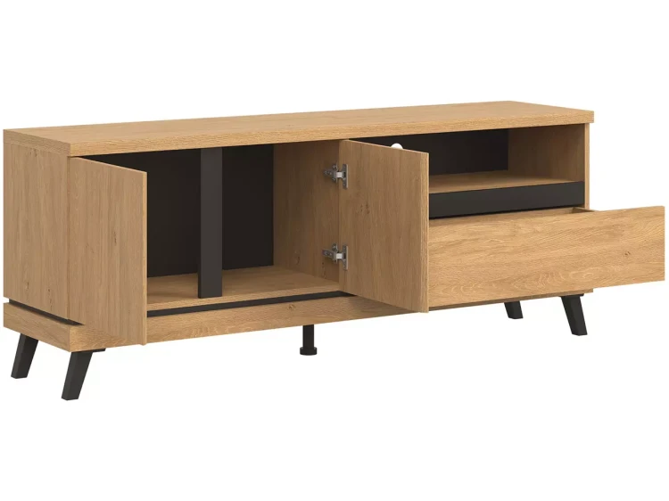 Szafka RTV ATE AT01-dąb kamienny.webp