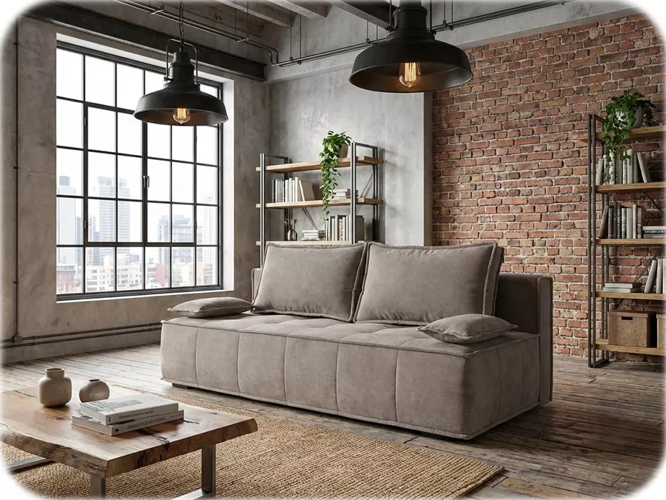 Kanapa Baldo w stylu Loft do salonu
