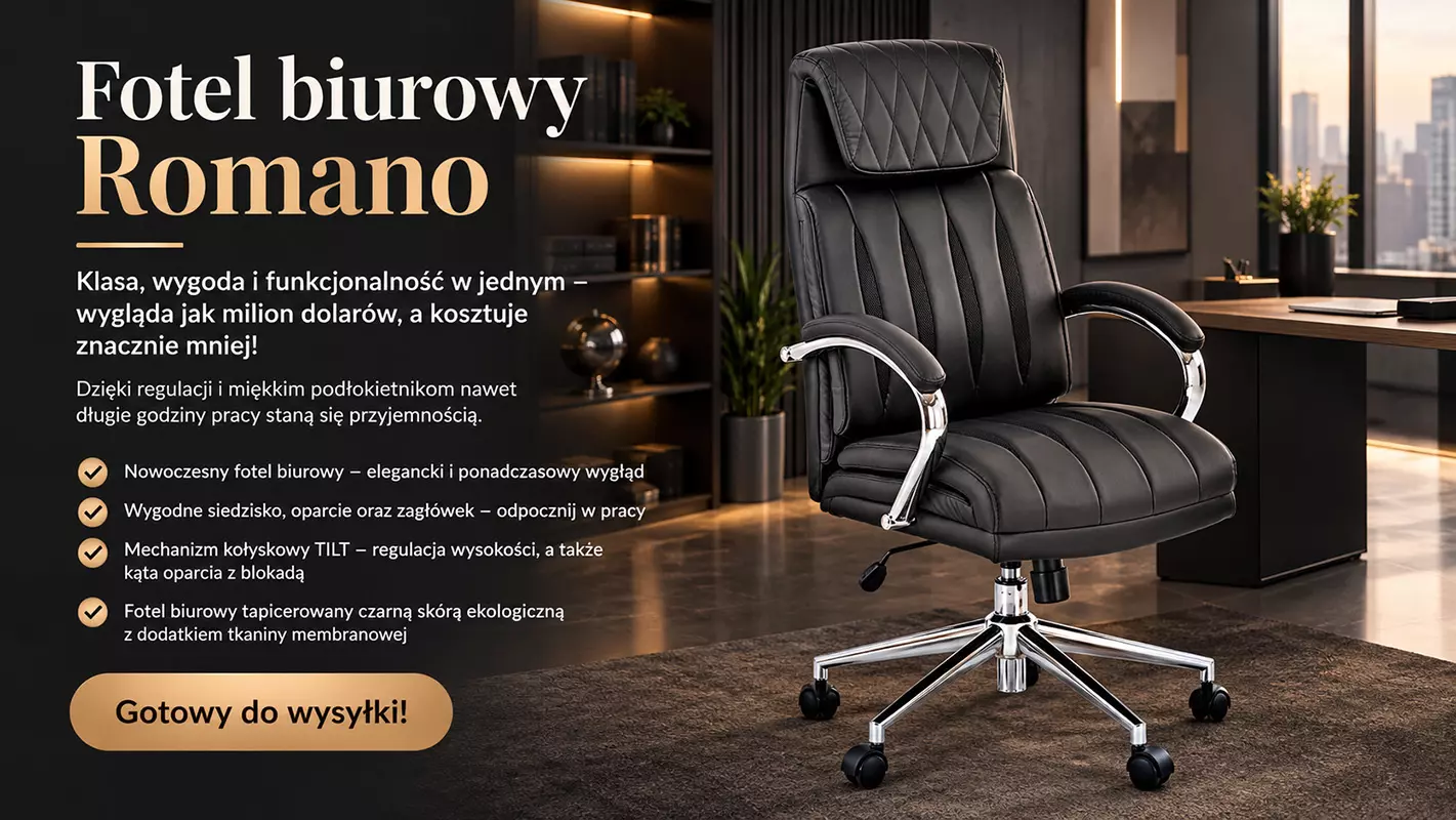 Fotel biurowy Romano