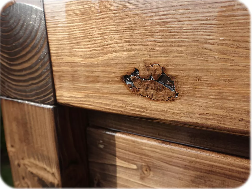 Detale skrzyni ogrodowej muscat