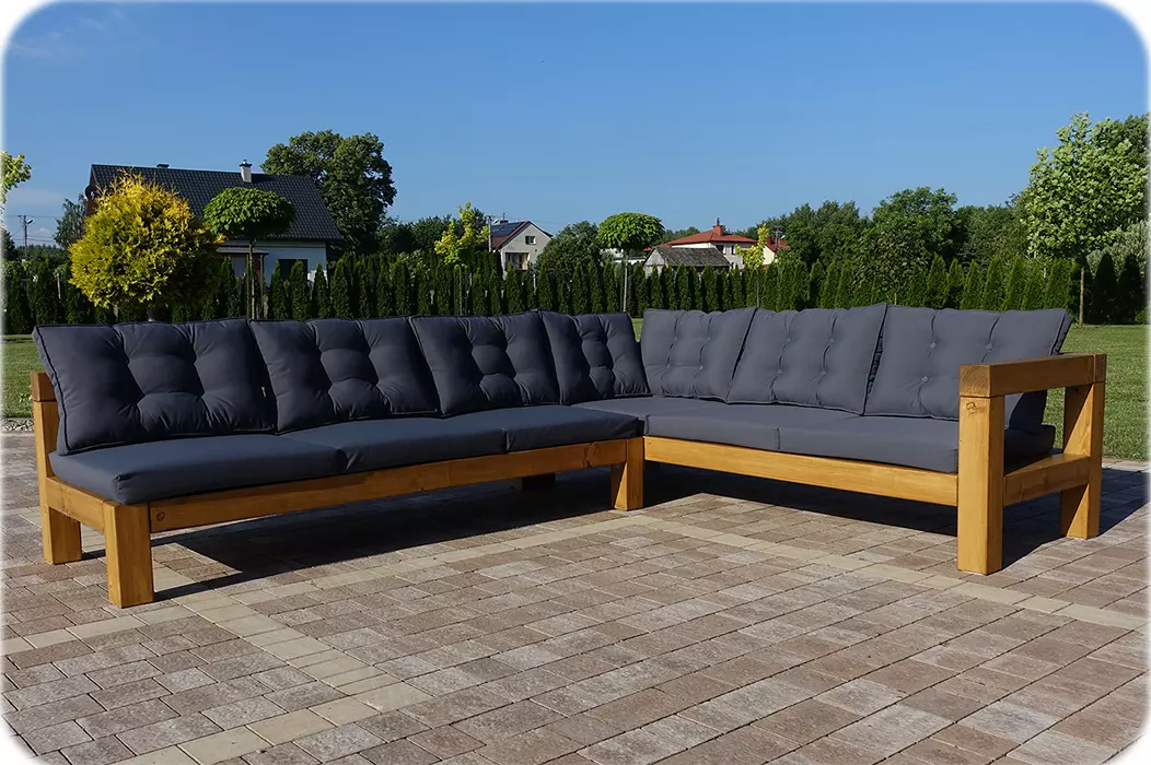 Duży narożnik ogrodowy Muscat