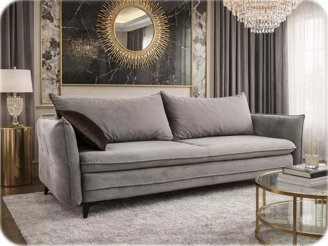Sofa Glamour w aranżacji salonu