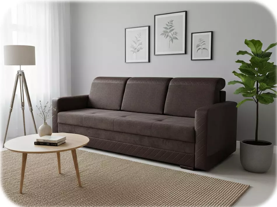 Kanapa Modo w brązowych kolorach