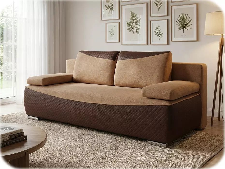 Sofa Denis w małym pokoju