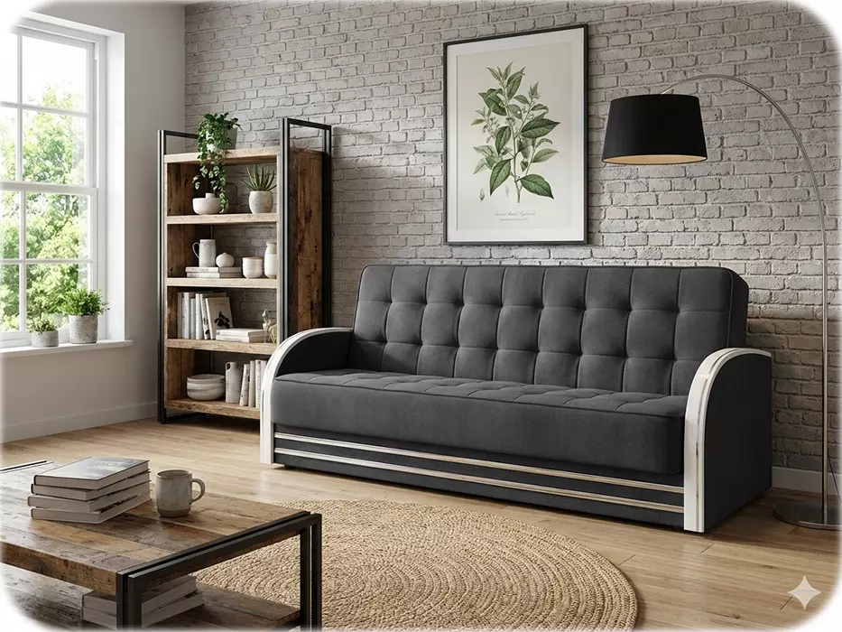 Wersalka Porto w nowoczesnym salonie